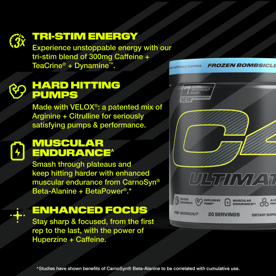 C4 Ultimate benefits overview